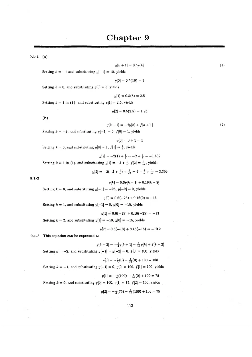 Signal Processing and Linear Systems Solution Ch.9 - Page 1