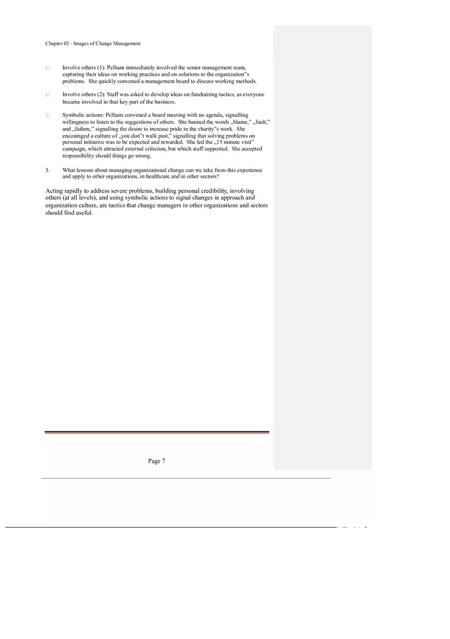 Chapter 2 Images of Change Management - Page 7
