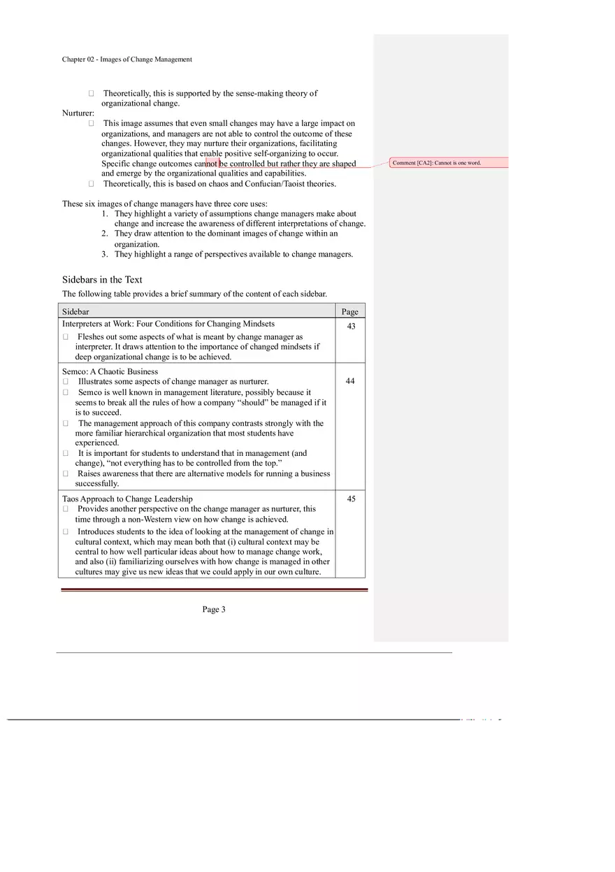 Chapter 2 Images of Change Management - Page 3