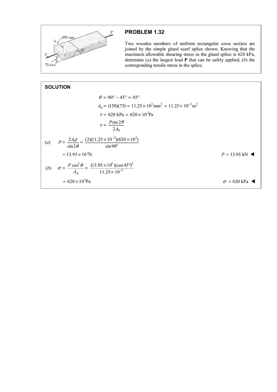 Ch.1 Problem 1.32 Solution - Page 1