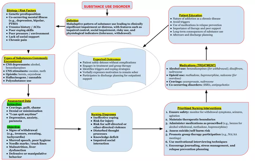 Substance Abuse Concept Map - Page 1