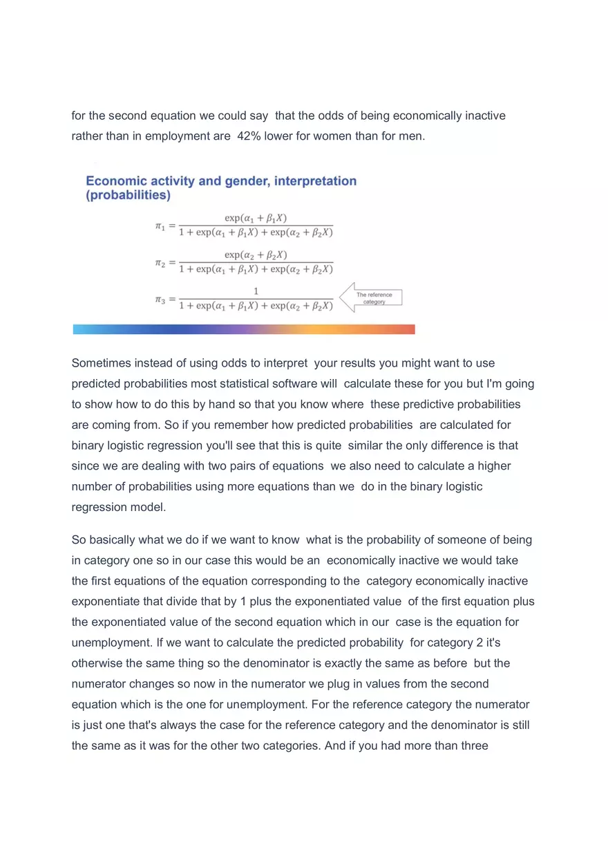 Multinomial Logistic Regression - Page 8