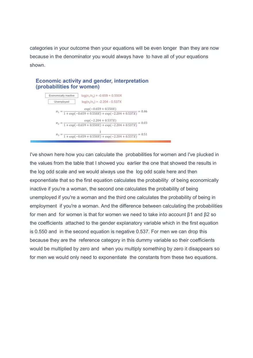 Multinomial Logistic Regression - Page 9