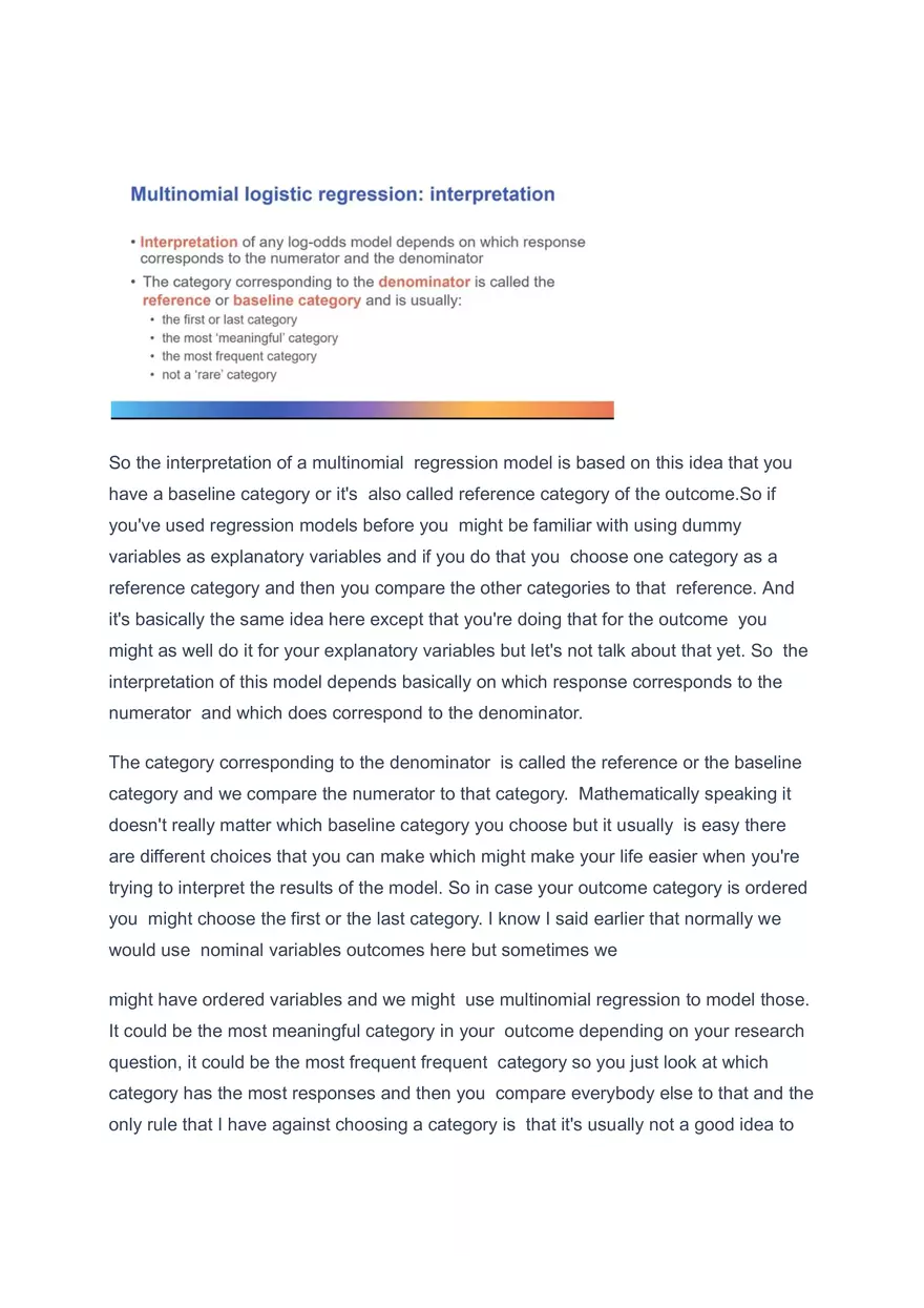 Multinomial Logistic Regression - Page 2
