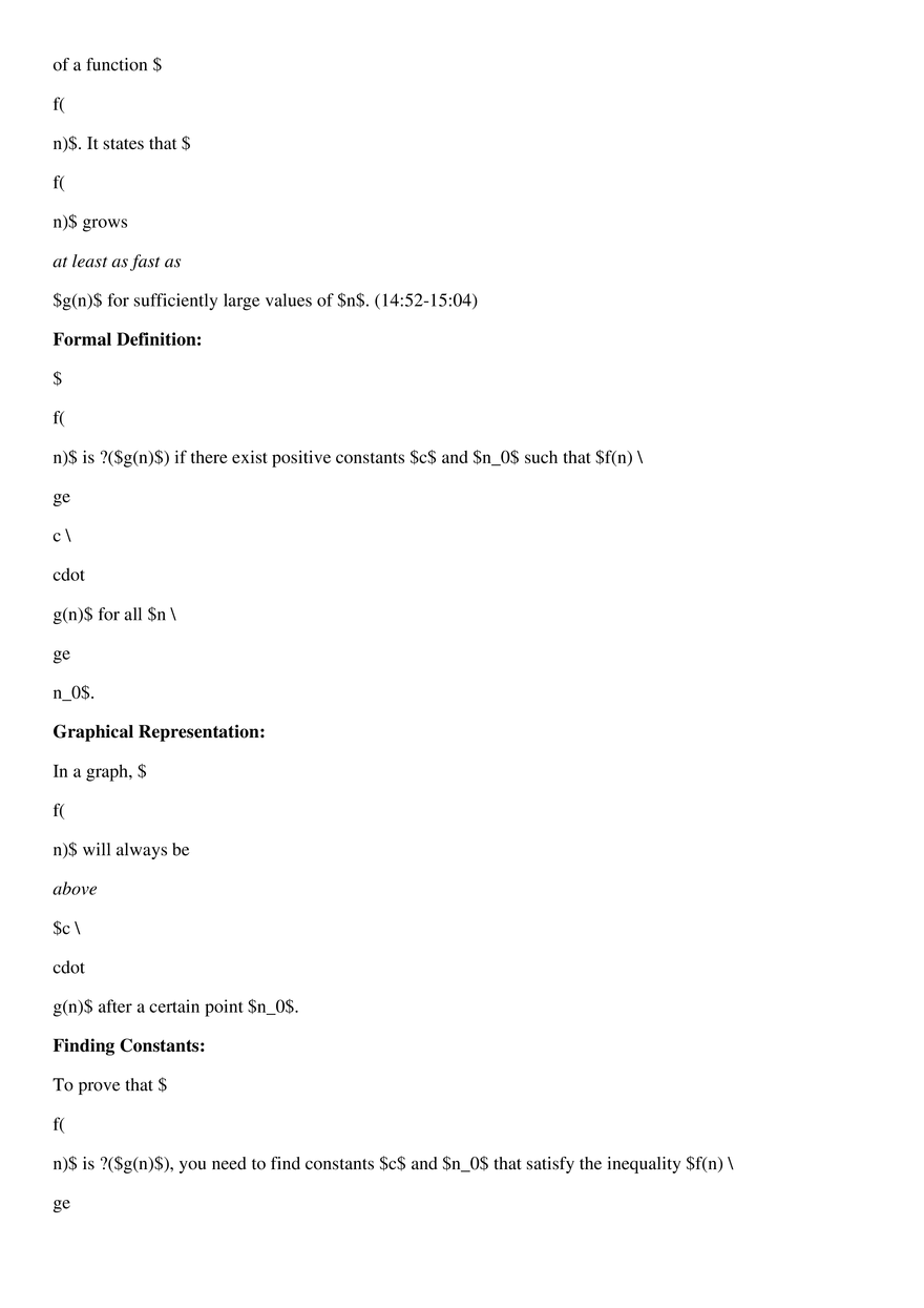 Chapter 3: Asymptotic Notations  Big O Big Omega and Big Theta Explained - Page 3