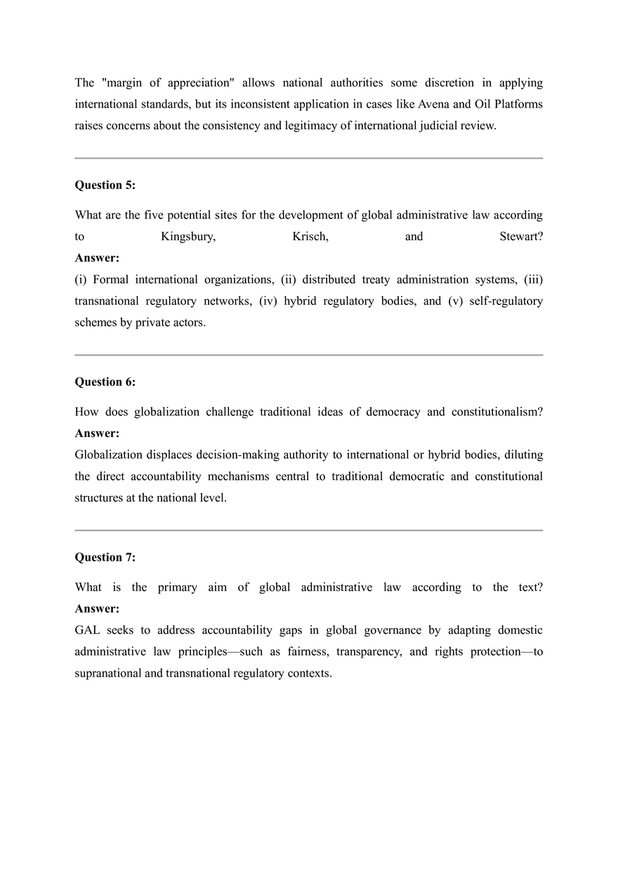 Separation Powers Admin Law QA - Page 2