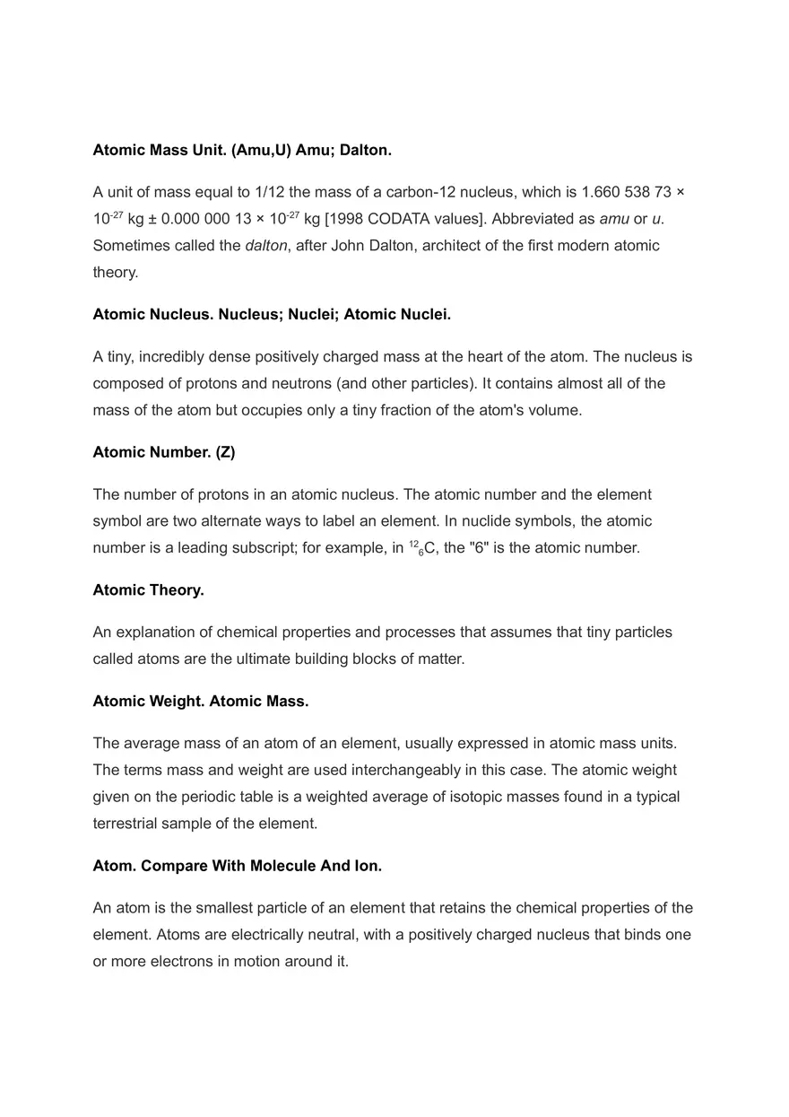Atoms, Elements, and Ions - Page 2