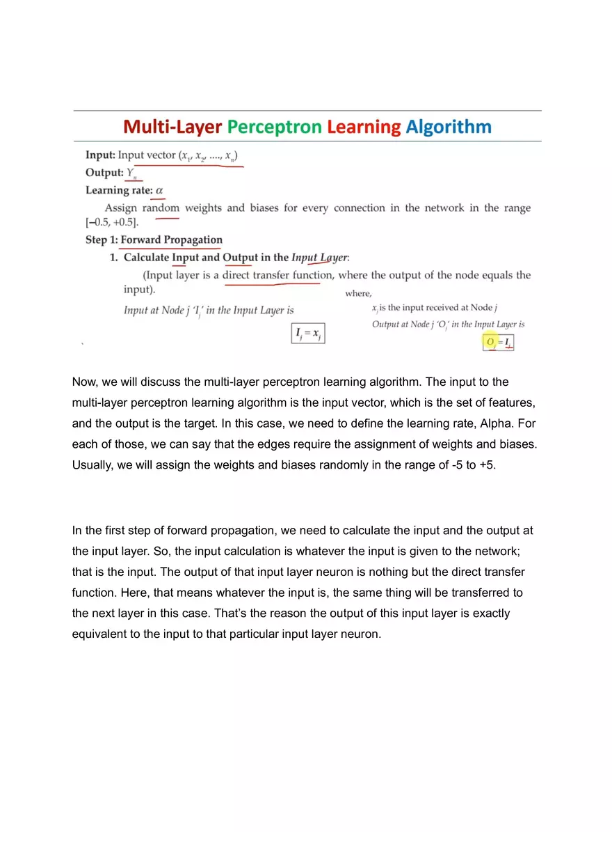 Multi-Layer Perceptron Learning Algorithm - Page 3