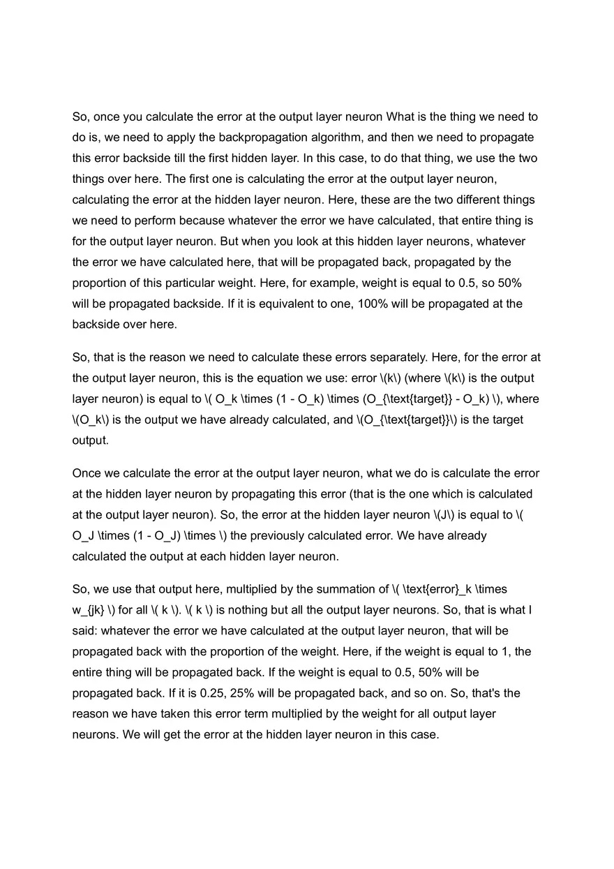 Multi-Layer Perceptron Learning Algorithm - Page 6