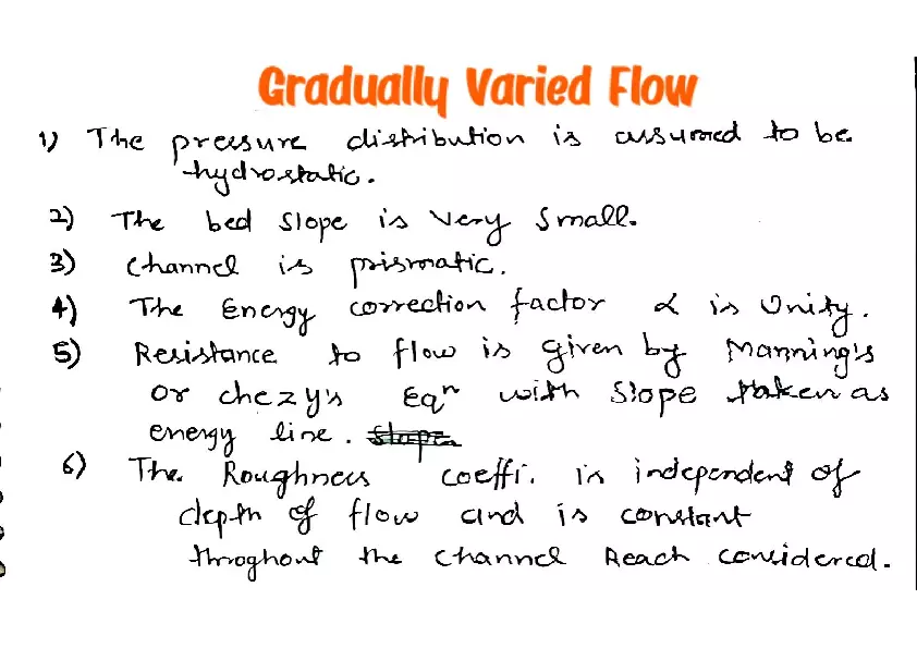 Gradually Varied Flow - Page 1
