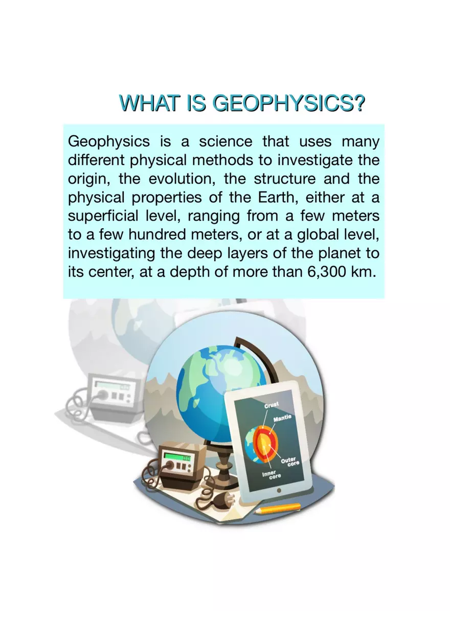 Geophysics Lecture Note - Page 1