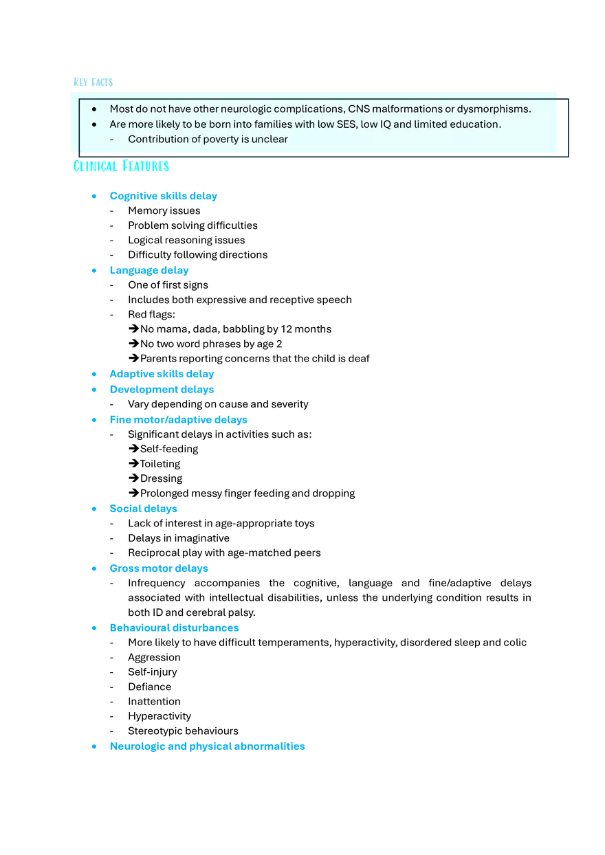 Intellectual Disability: Etiology, Diagnosis, and Management - Page 2