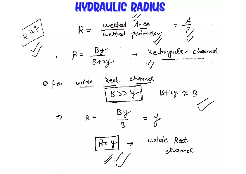 Hydraulic Radius - Page 1
