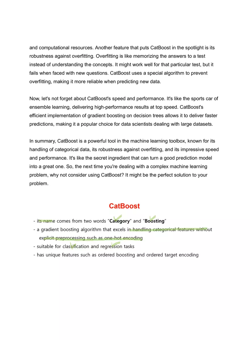 Understand CATEGORY BOOSTING (CATBOOST) - Page 2