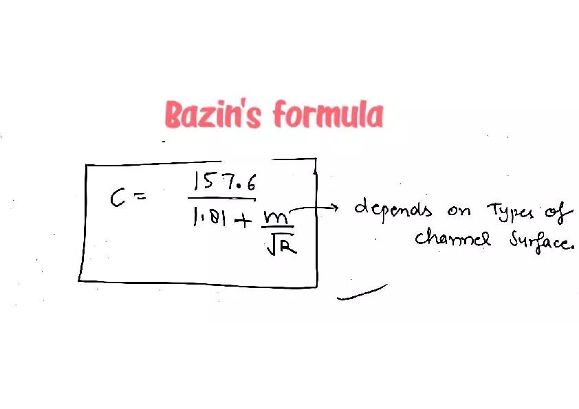 Bazin's Formula - Page 1