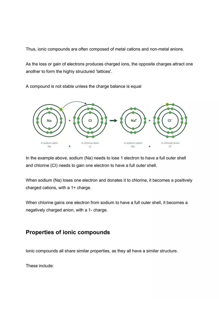 Ionic Bonding - Page 3