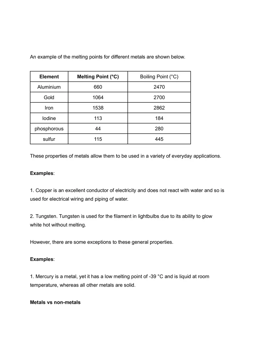 Properties of Metals - Page 2