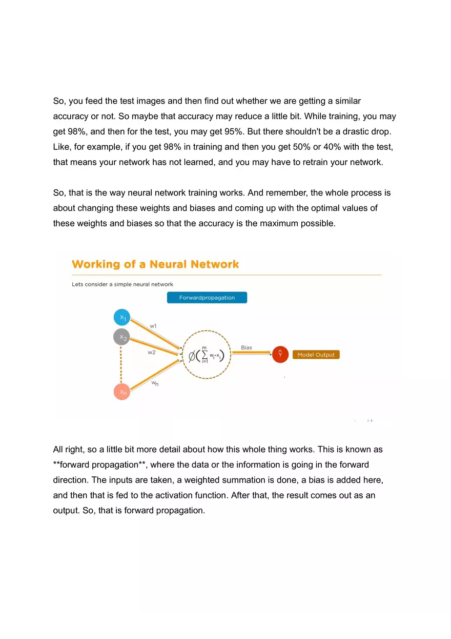 Working of a Neural Network - Page 4