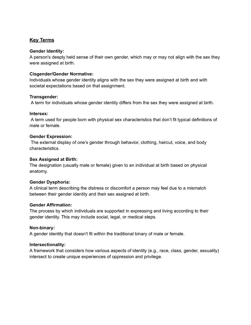 Gender Identity Development - Page 1