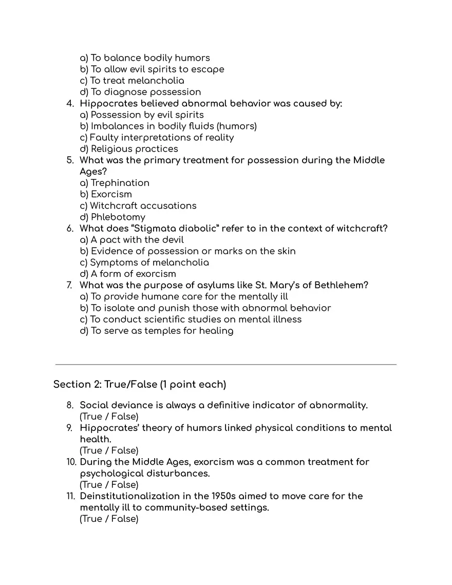 Abnormal Psychology Notes - Page 18