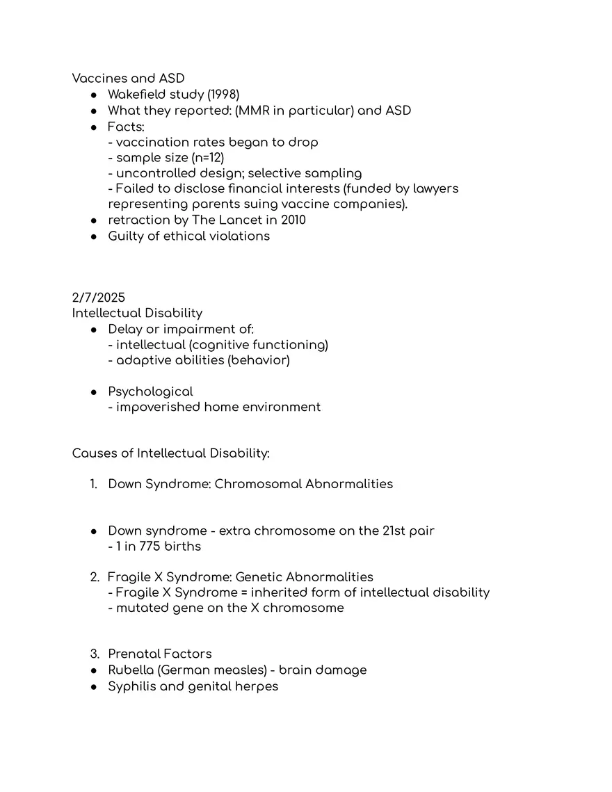 Abnormal Psychology Notes - Page 5
