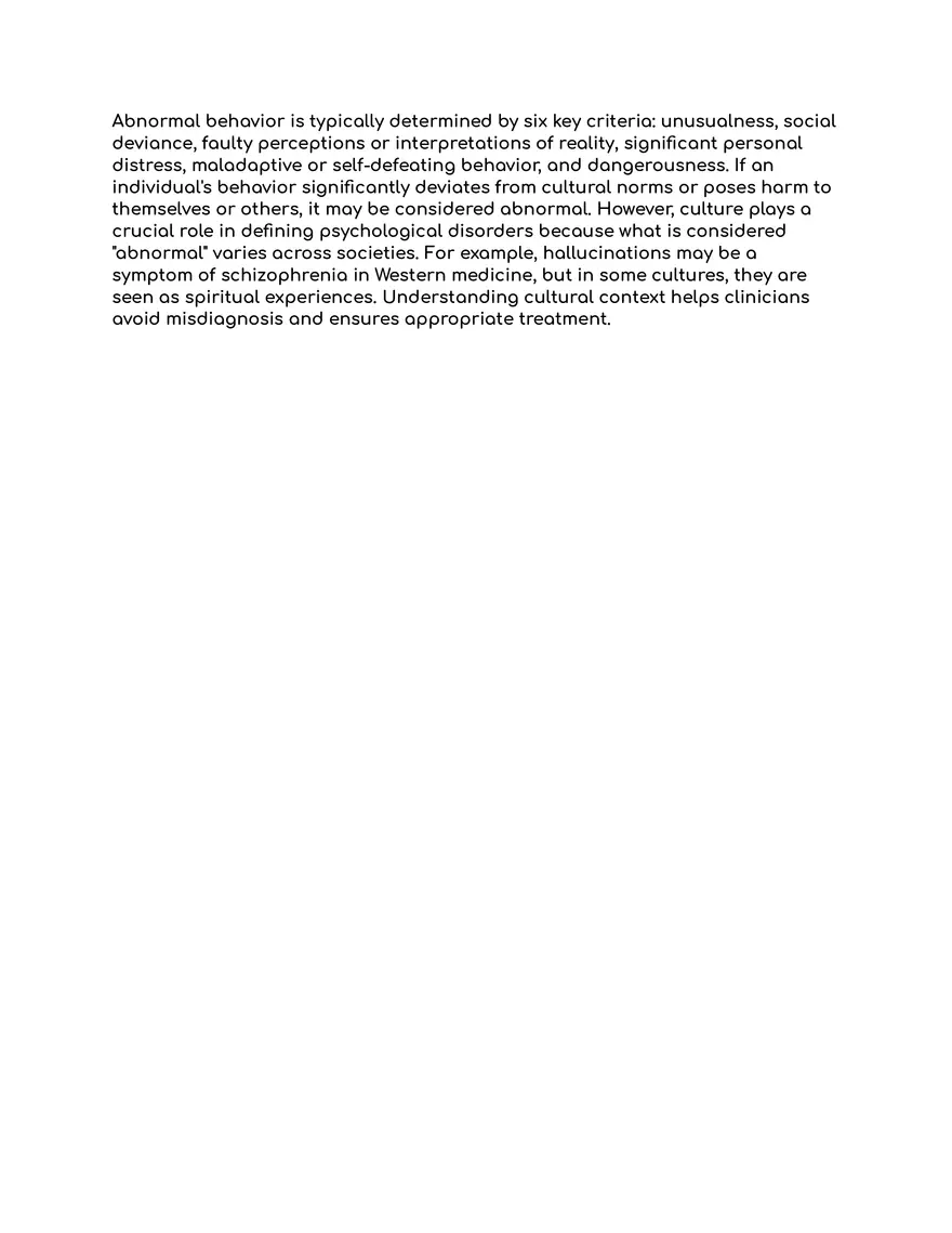 Practice Exam: Abnormal Psychology - Page 8