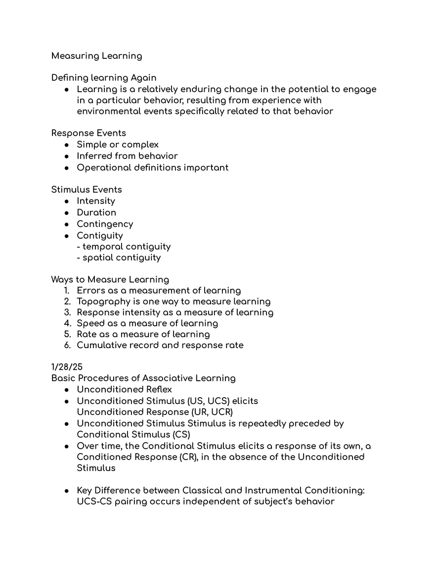 Learning & Behavior Modification Chapter 1 - Page 2