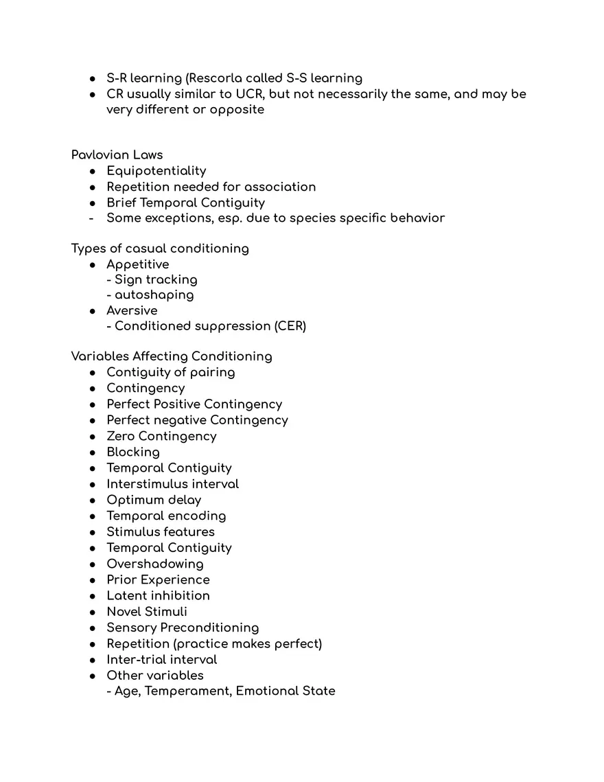 Learning & Behavior Modification Chapter 1 - Page 3