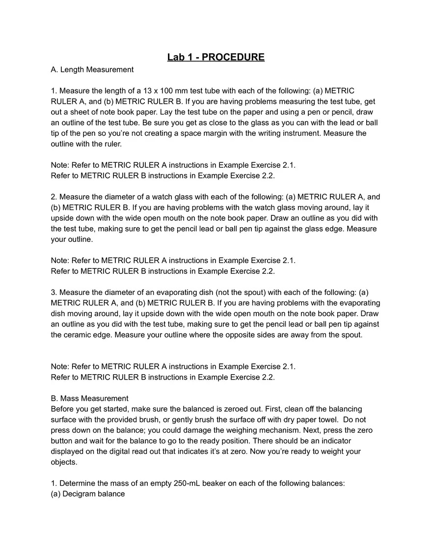 Lab 1: Procedures - Page 1