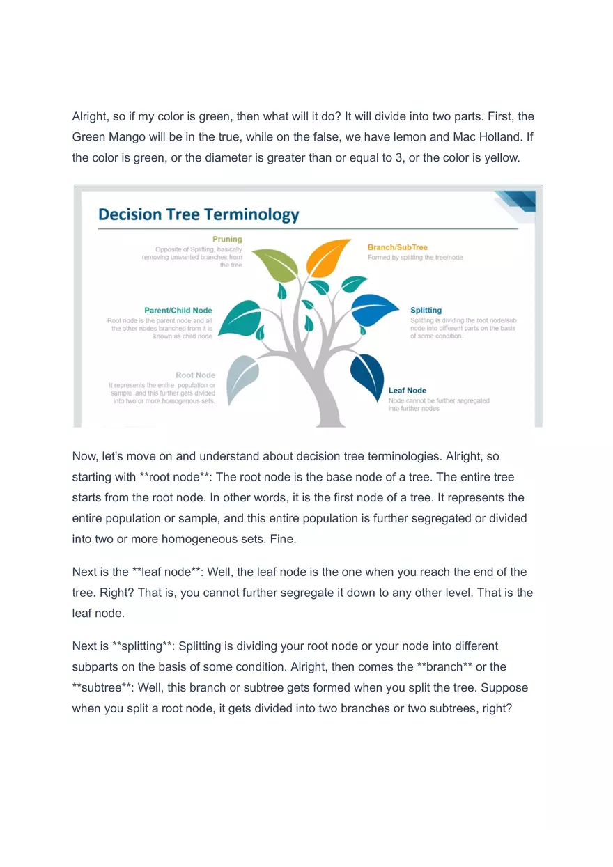 Decision Tree Algorithm - Page 7