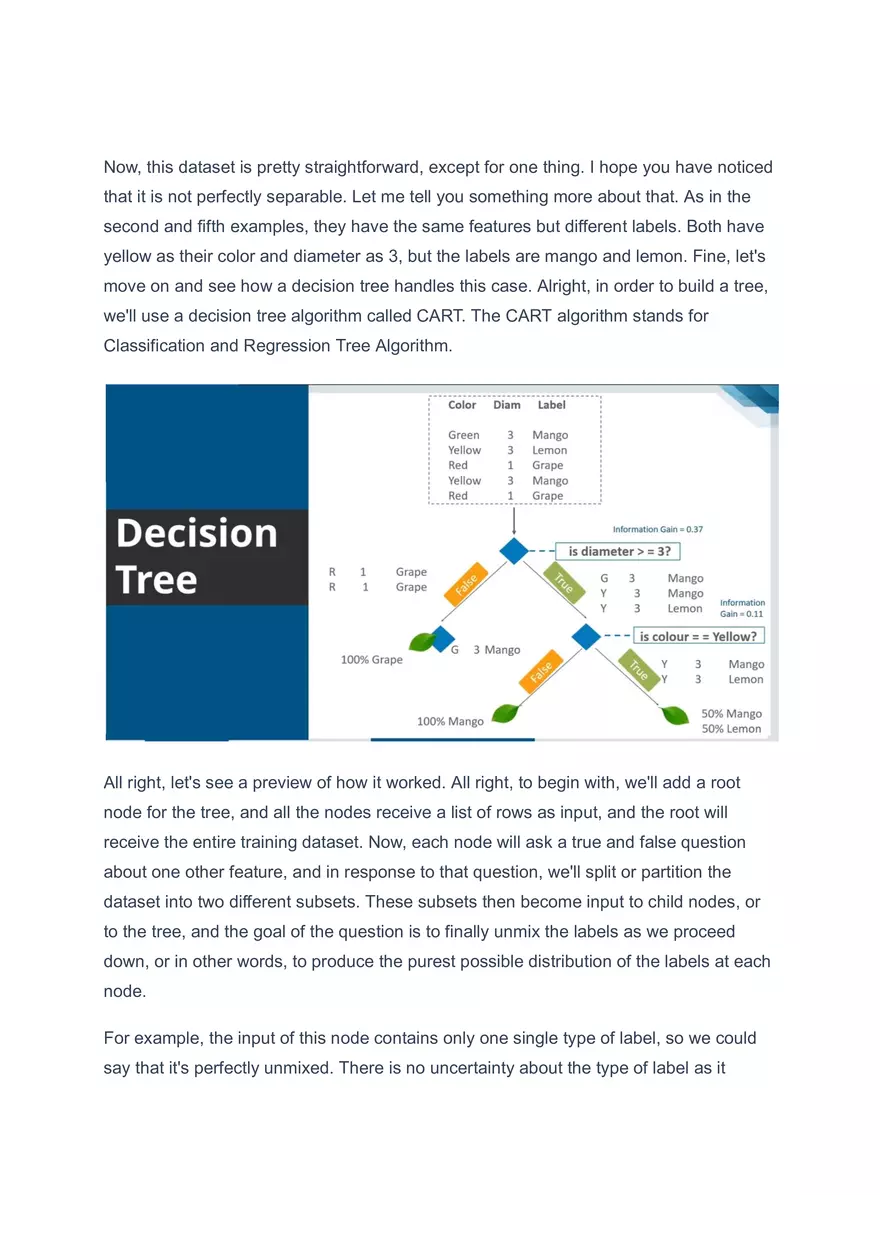Decision Tree Algorithm - Page 4