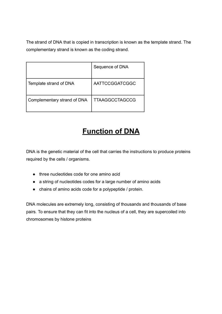 Structure and Function of DNA - Page 3