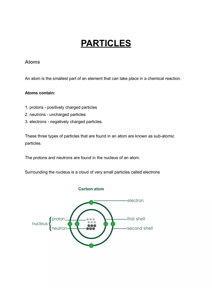Structure of Atoms - Page 1