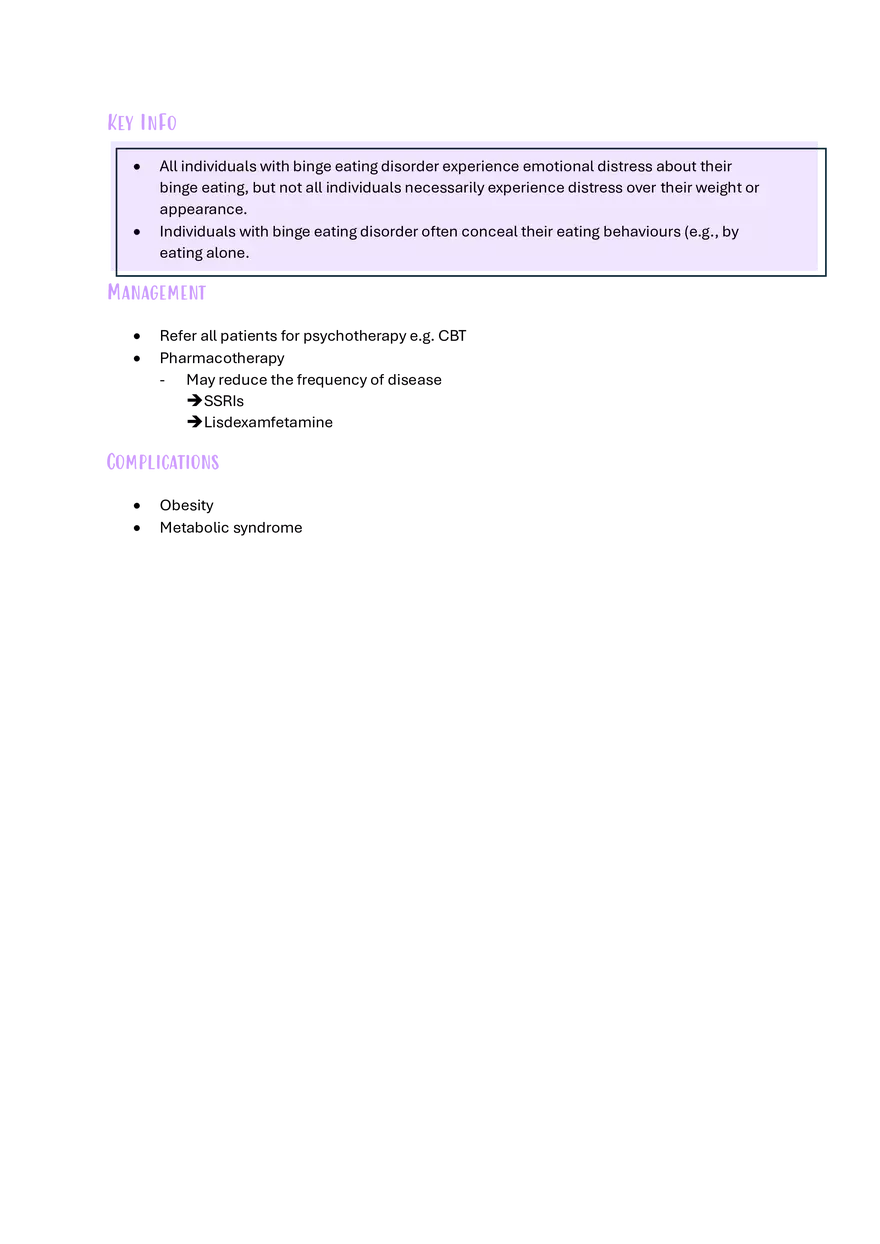Binge Eating Disorder - Page 2