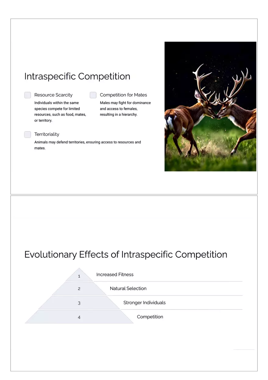 Interspecific and Intraspecific Competition - Page 2