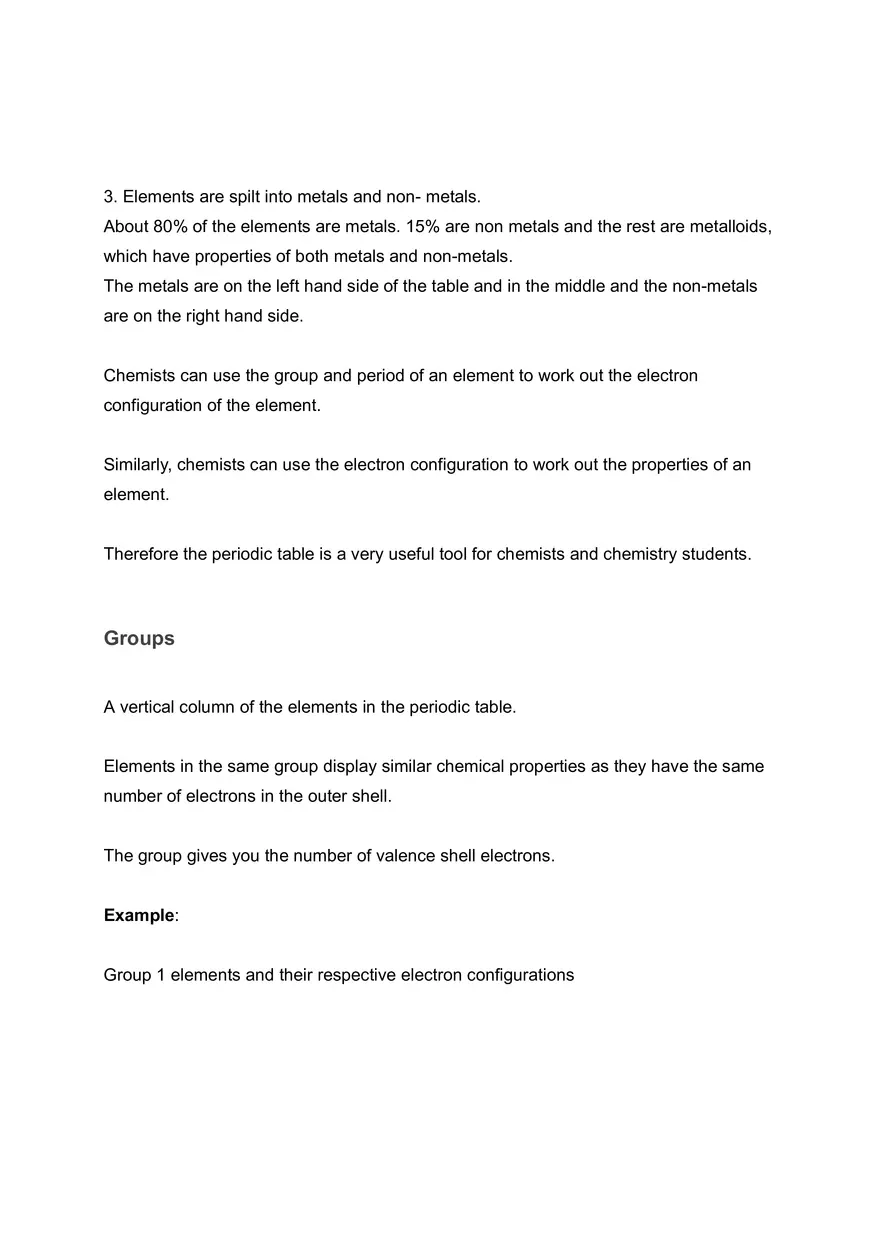 Periodic Table Overview - Page 2