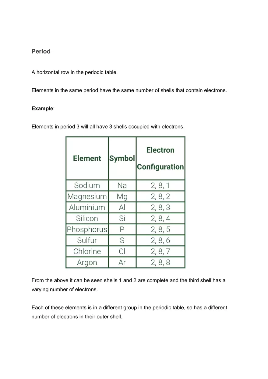 Periodic Table Overview - Page 6