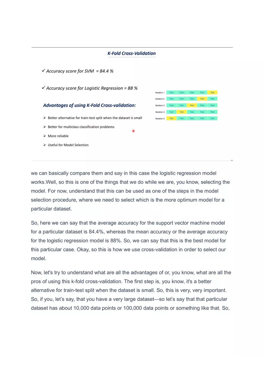 K-Fold Cross-Validation - Page 8