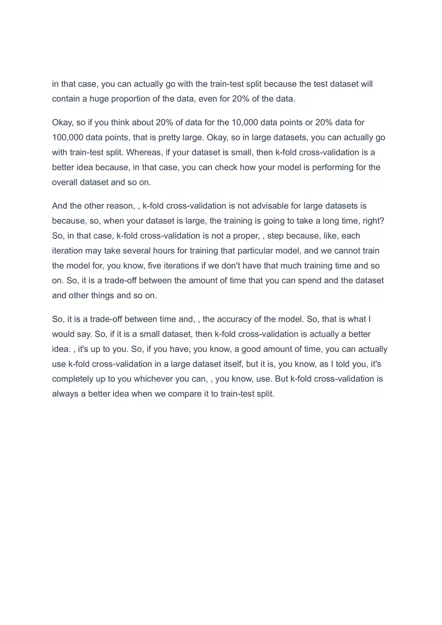 K-Fold Cross-Validation - Page 9