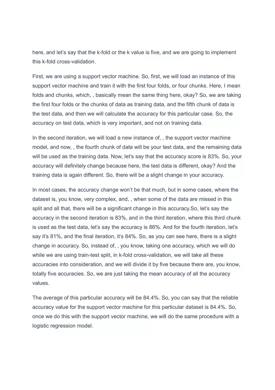K-Fold Cross-Validation - Page 6