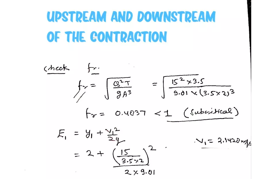 UPSTREAM and DOWNSTREAM of the Contraction - Page 1