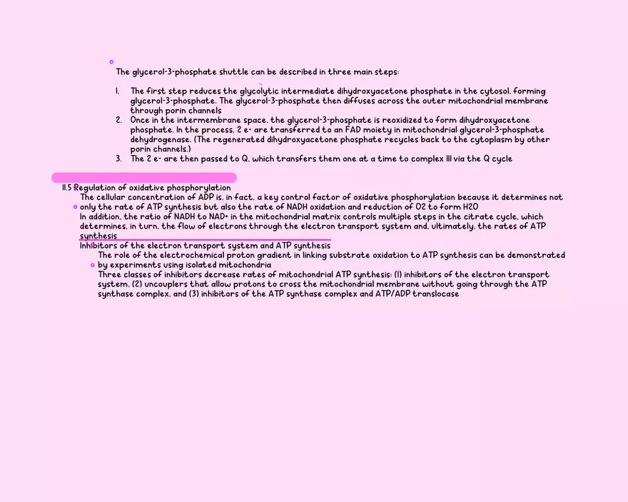 Chapter 11: Oxidative Phosphorylation - Page 10
