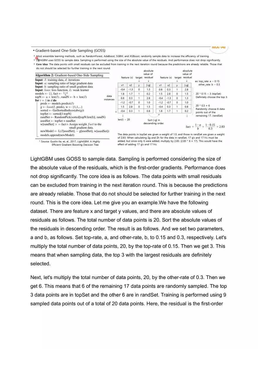 Gradient-based One-Side Sampling - Page 3