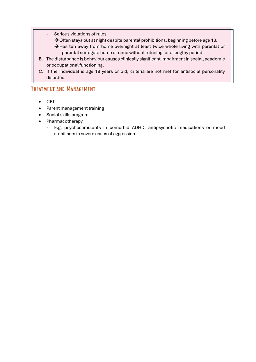 Conduct Disorder - Page 2