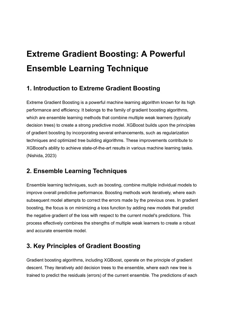 Extreme Gradient Boosting - Page 1