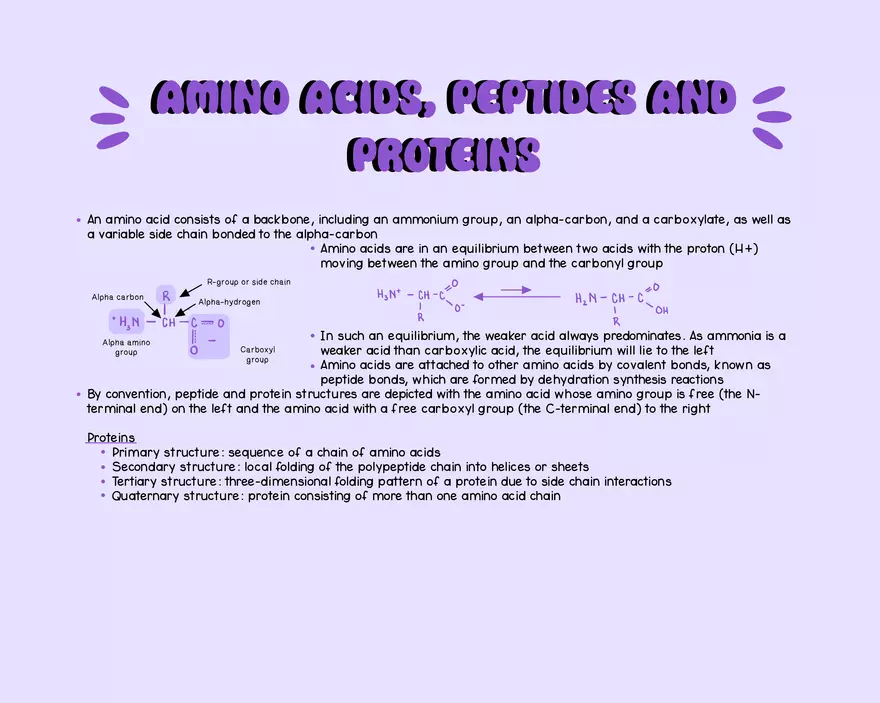 Amino Acids, Peptides and Proteins - Page 1