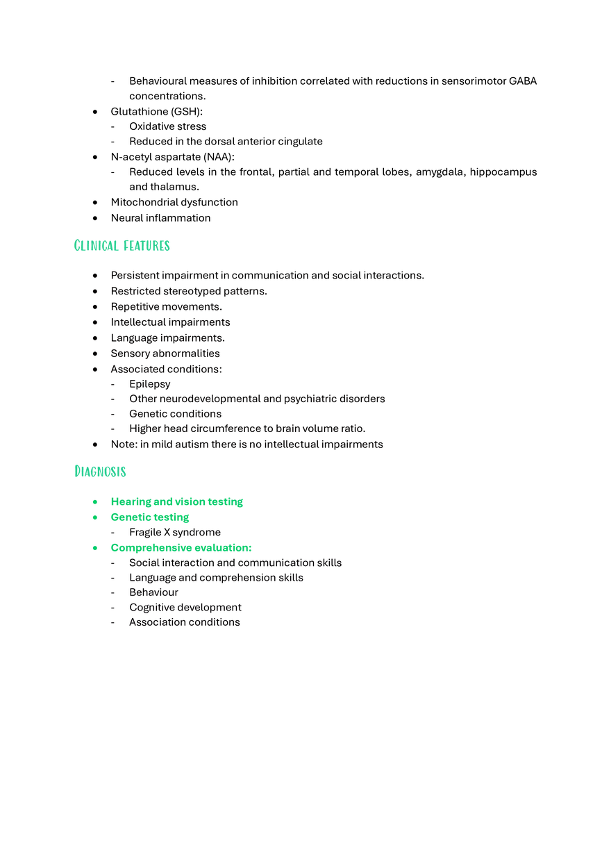 Autism Spectrum Disorder - Page 2