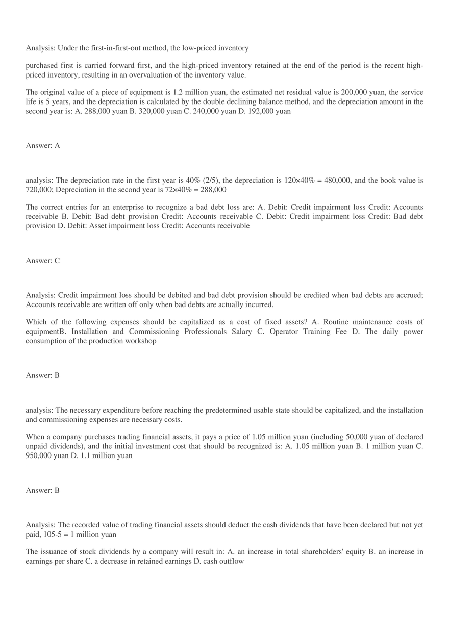 Account Week 2 Lecture Quiz - Page 2