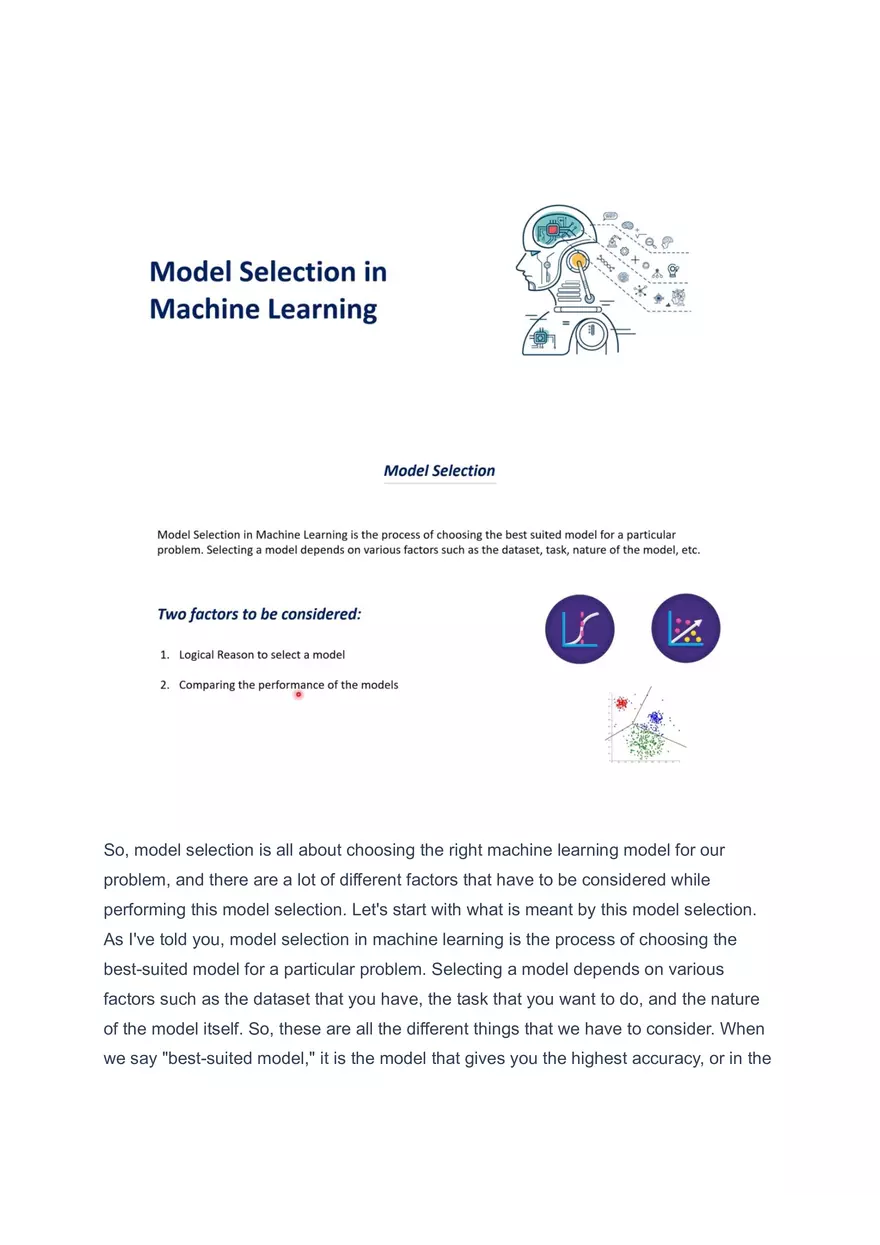 Model Selection in Machine Learning - Page 1