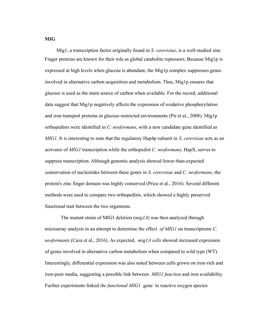 The Critical Role of Carbon Metabolism - Page 10